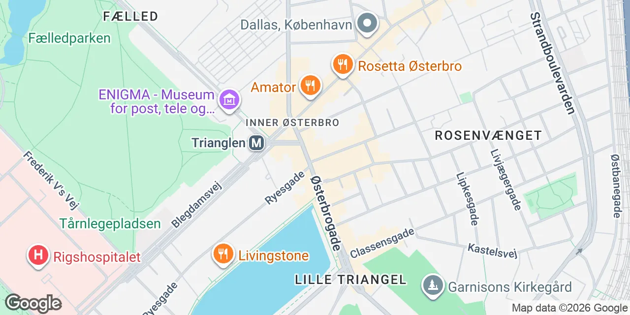 Rosenvængets Allé 1, 2100 København Ø