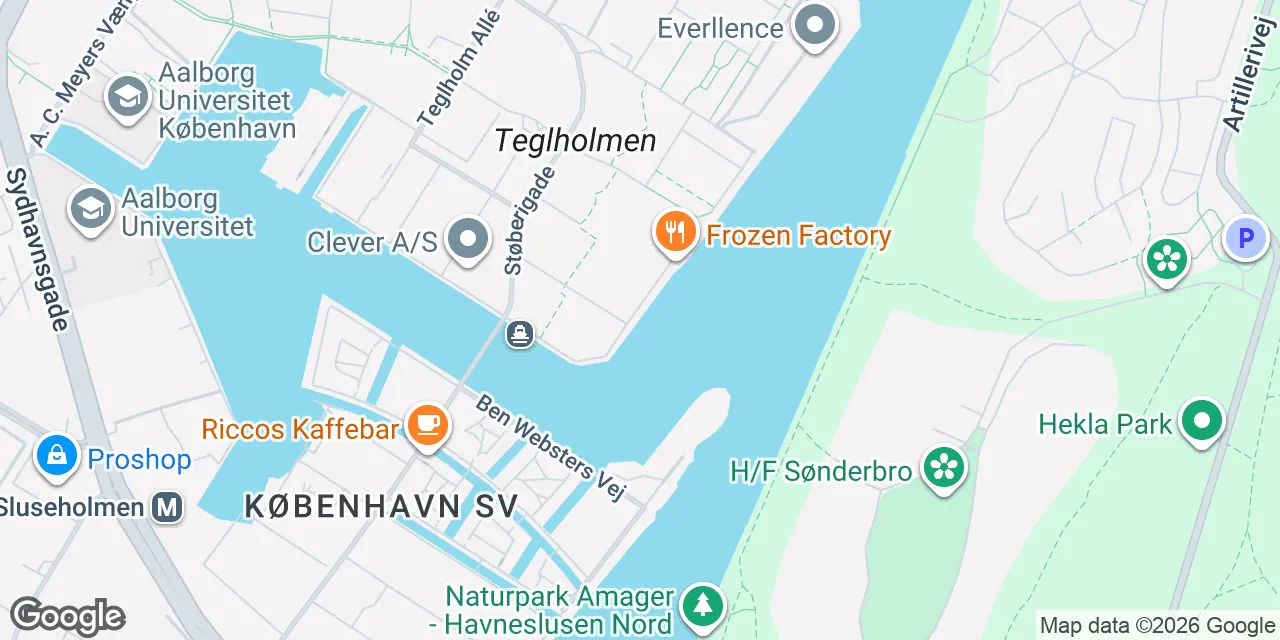 Teglholmens Østkaj 30, 2450 København SV
