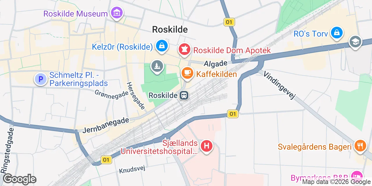 Jernbanegade 1, 4000 Roskilde