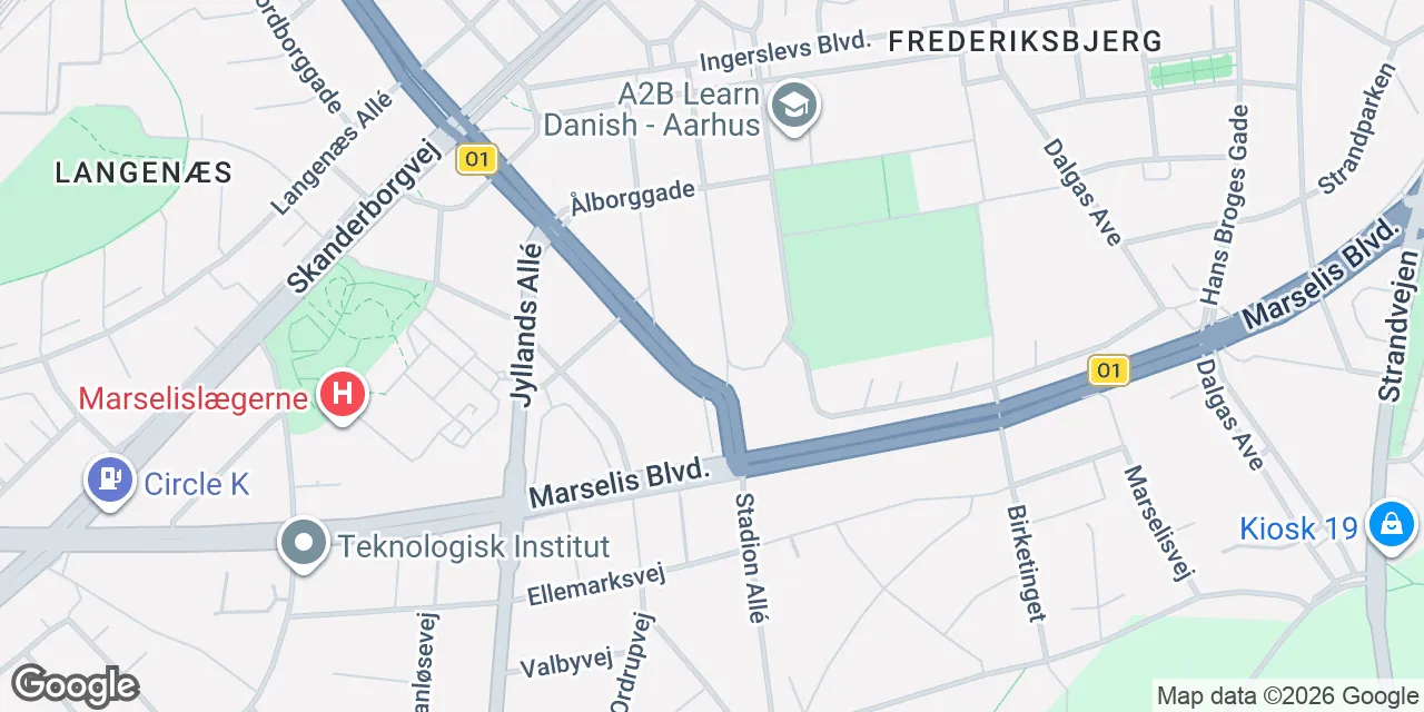 Stadion Allé 36, 8000 Aarhus C