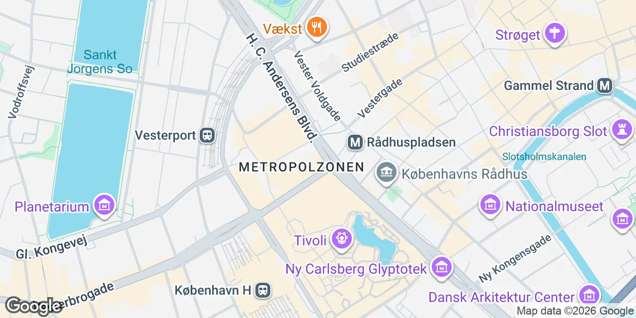 Rådhuspladsen 16, 1550 København V