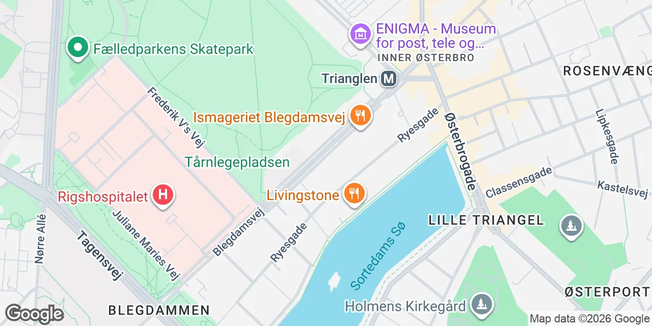 Blegdamsvej 104, 2100 København Ø