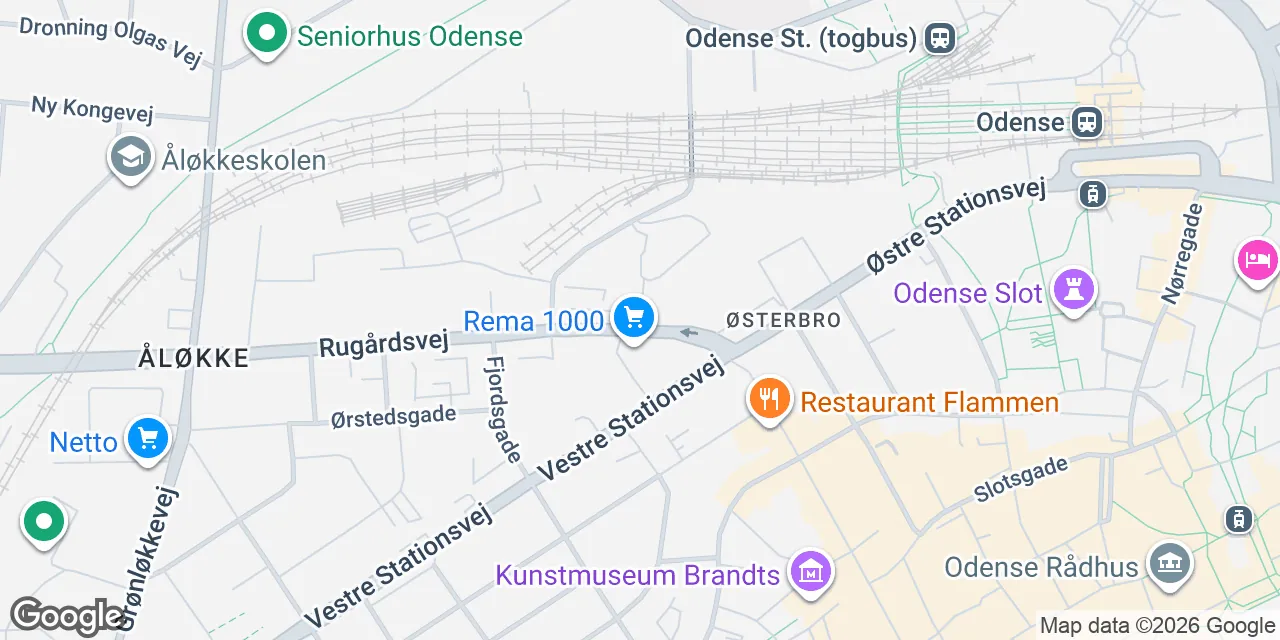 Rugårdsvej Banebyen 1, 5000 Odense C