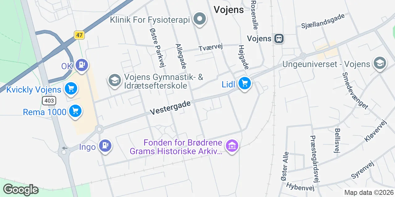 Vestergade 30A, 6500 Vojens