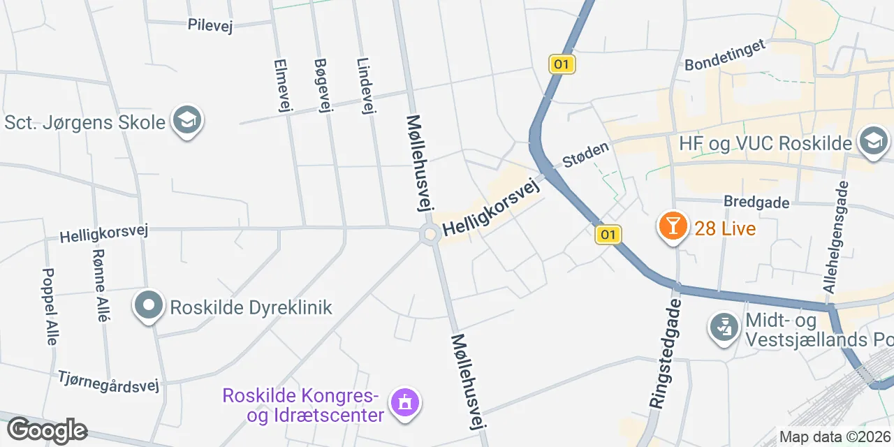 Helligkorsvej 12, 4000 Roskilde