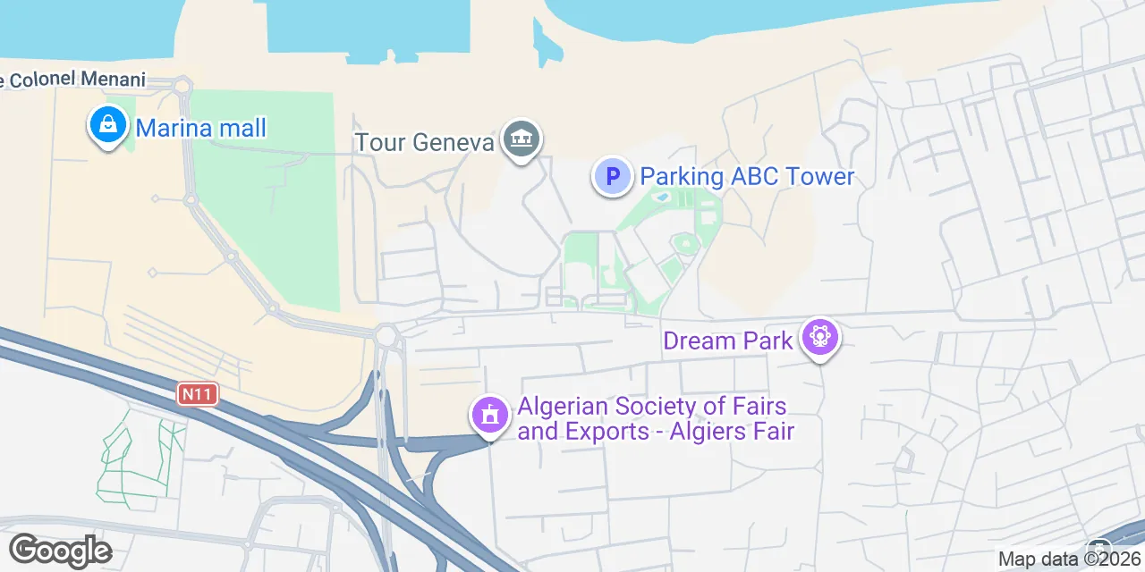 Algeria Business Centre,Pins Maritime,Mohammadia, Algiers 16000