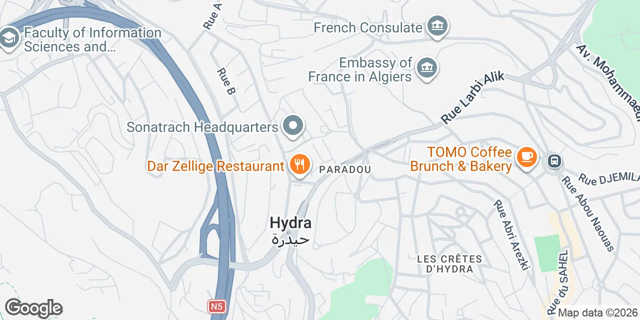 Dar El Iman, 7 Rue Labi Aliq Paradou, Algiers 16016