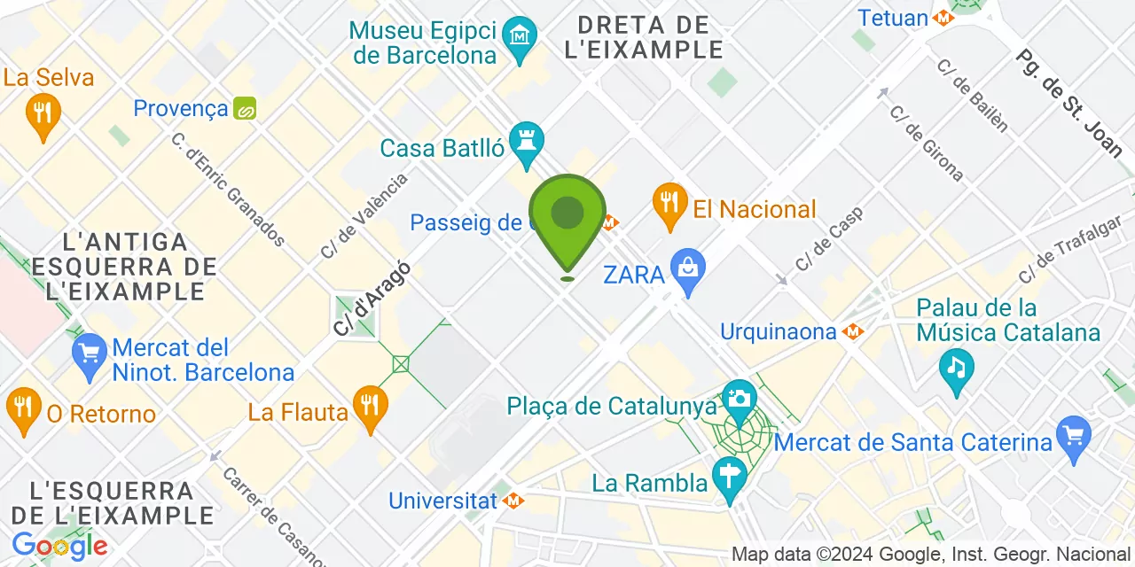 Paseo de Gracia 12, 1ª planta, 08007 Eixample