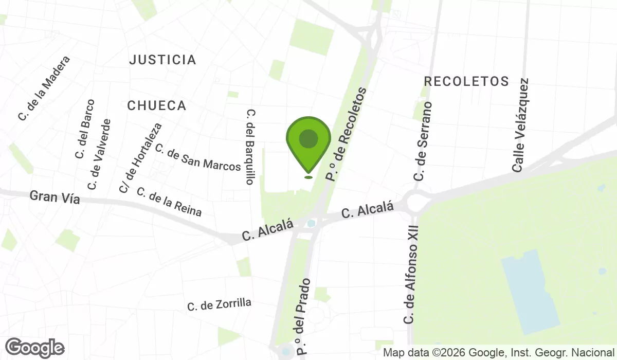 Paseo de Recoletos, 5, 28004 Madrid Centro