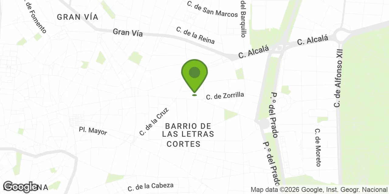 Carrera de San Jerónimo, 15, 28014 Madrid Centro