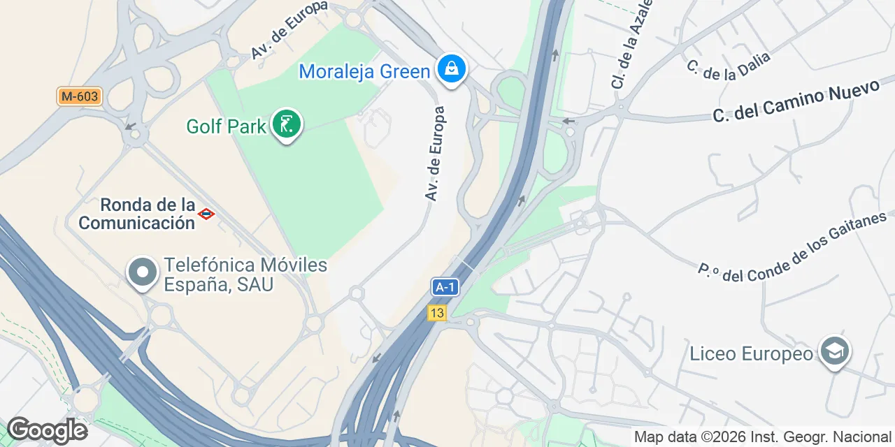 Avenida de Europa, 19,3A - Parque Empresarial La Moraleja,Alcobendas, 28108 Alcobendas