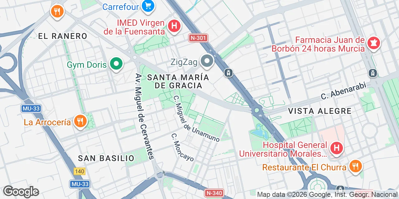 Calle Ortega y Gasset, 9,Planta 6, 7, 30009 Huerta de Murcia