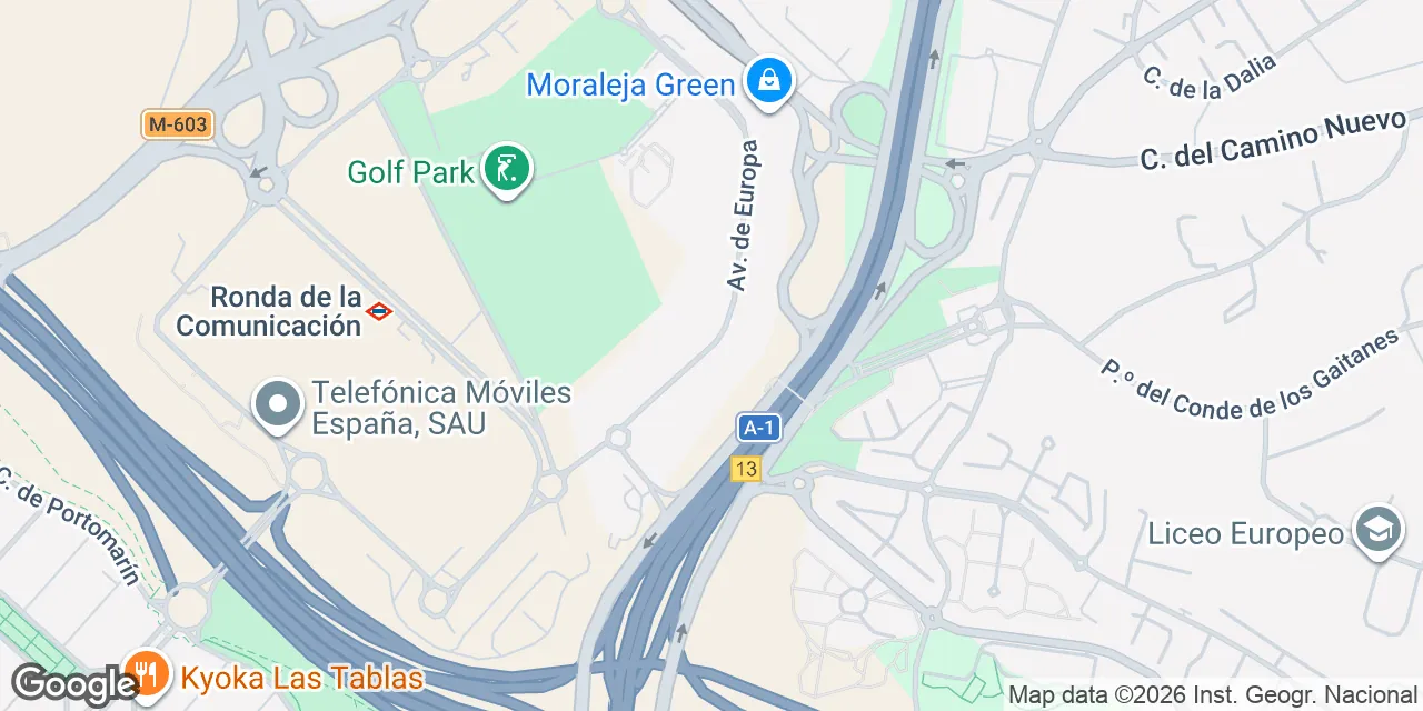 Avenida de Europa, 19,3A - Parque Empresarial La Moraleja,Alcobendas, 28108 Alcobendas