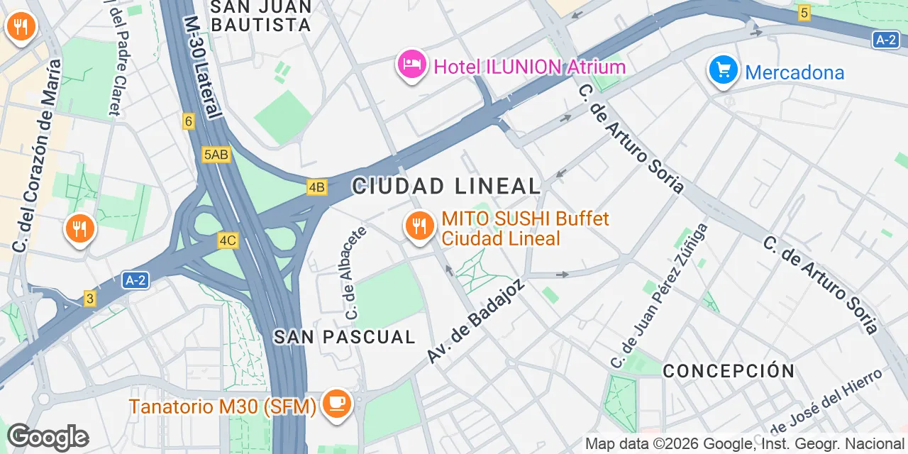 C. de la Condesa de Venadito, 5,Cdad. Lineal, 28027 Madrid Ciudad Lineal