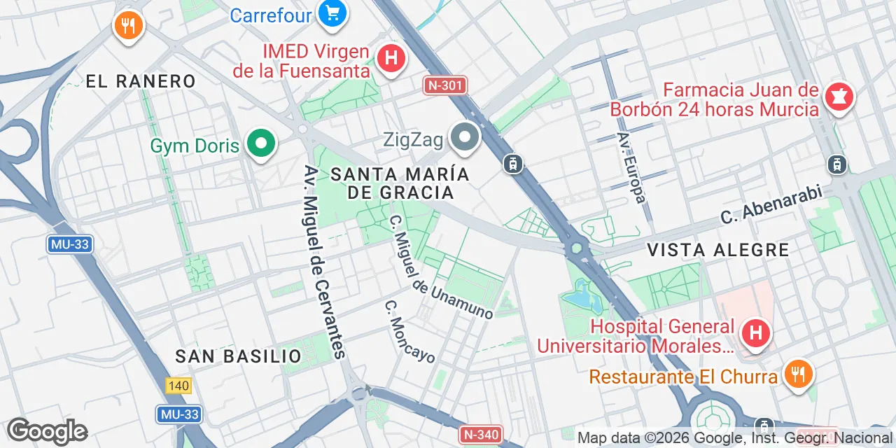 Calle Ortega y Gasset, 9,Planta 6, 7, 30009 Huerta de Murcia