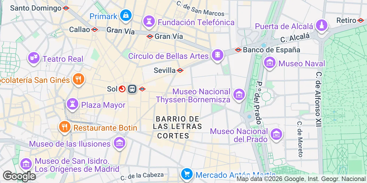 Carrera de San Jerónimo 15, 28014 Madrid Centro