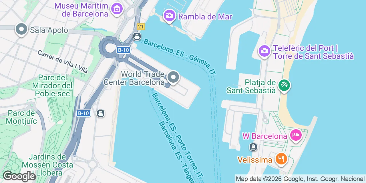 Moll de Barcelona, S/N,Edificio Sur - 2ª Planta,Muelle de Barcelona, 08039 Ciutat Vella