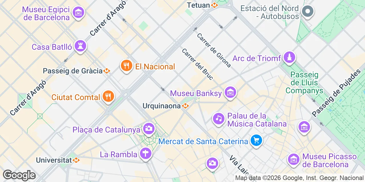 Plaça d'Urquinaona 6, 08010 Eixample