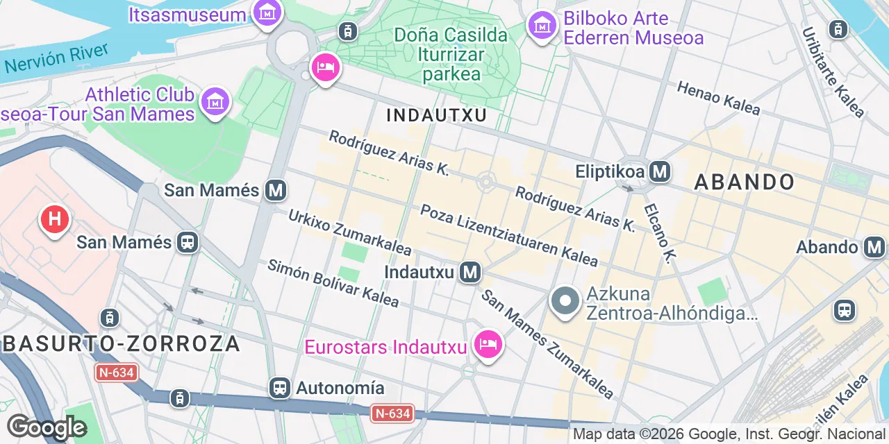 San Mames Zumarkalea, 43 bis,Abando, 48011 Bilbao