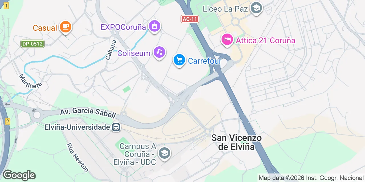 Calle Enrique Mariñas Romero Periodista, 15009 A Coruña