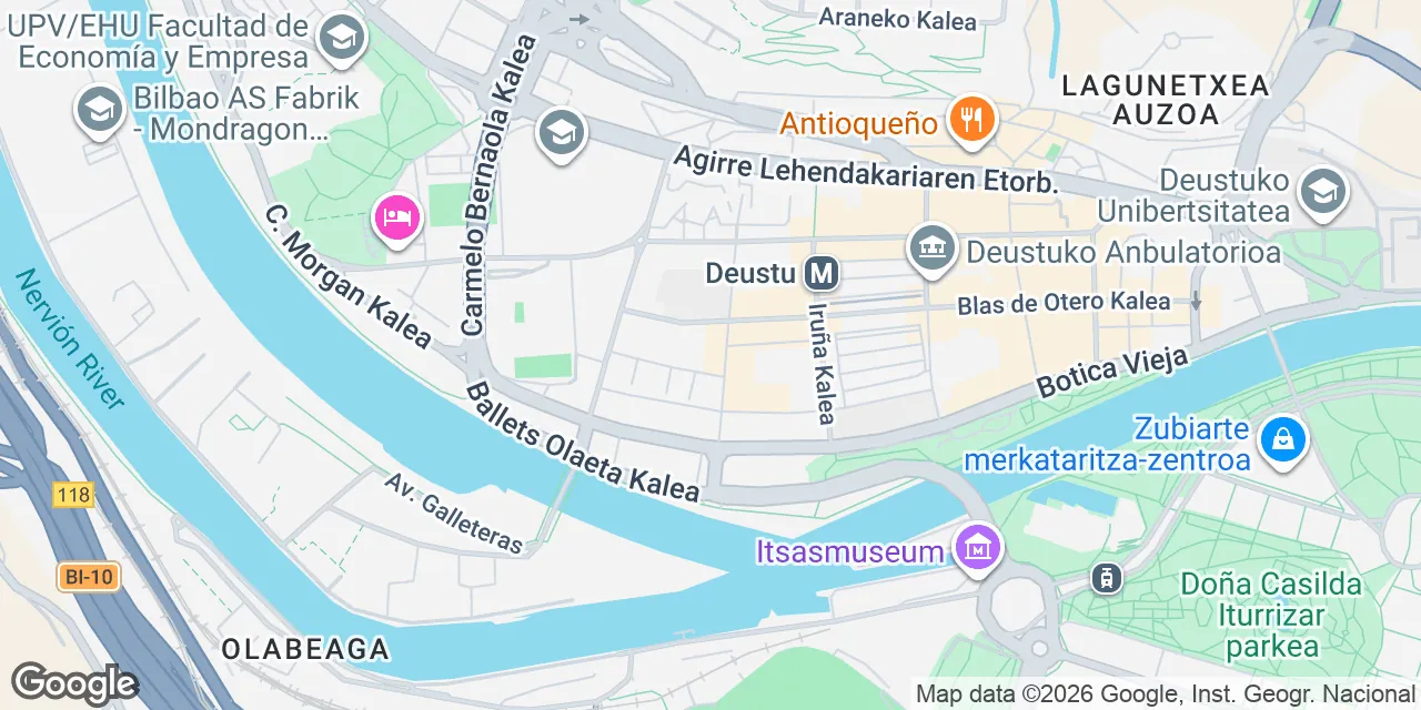 Eraso Jeneralaren Kalea 5,Deusto, Bizkaia, 48014 Vizcaya