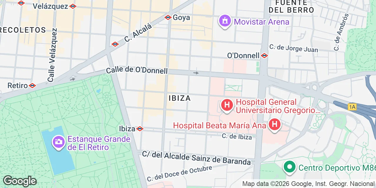 Calle del Dr. Castelo, 28009 Madrid Retiro
