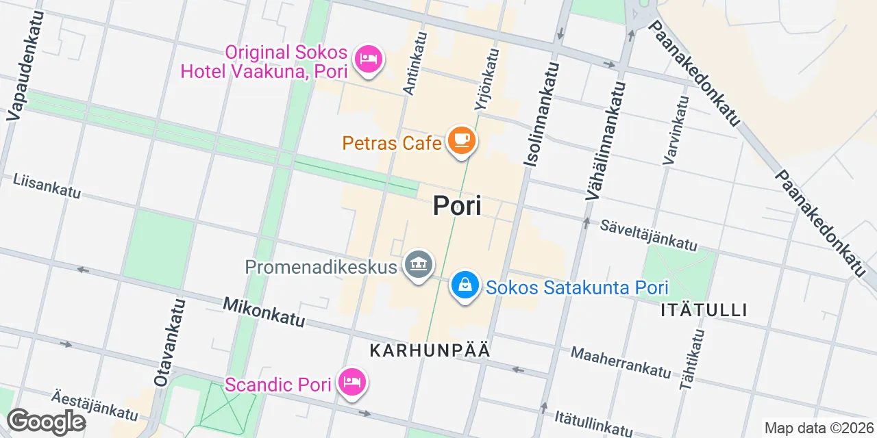 Yrjönkatu 13, 28100 Pori