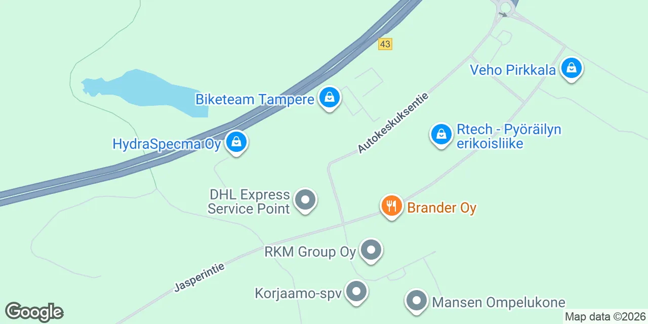 Autokeskuksentie 16, 33920 Pirkkala