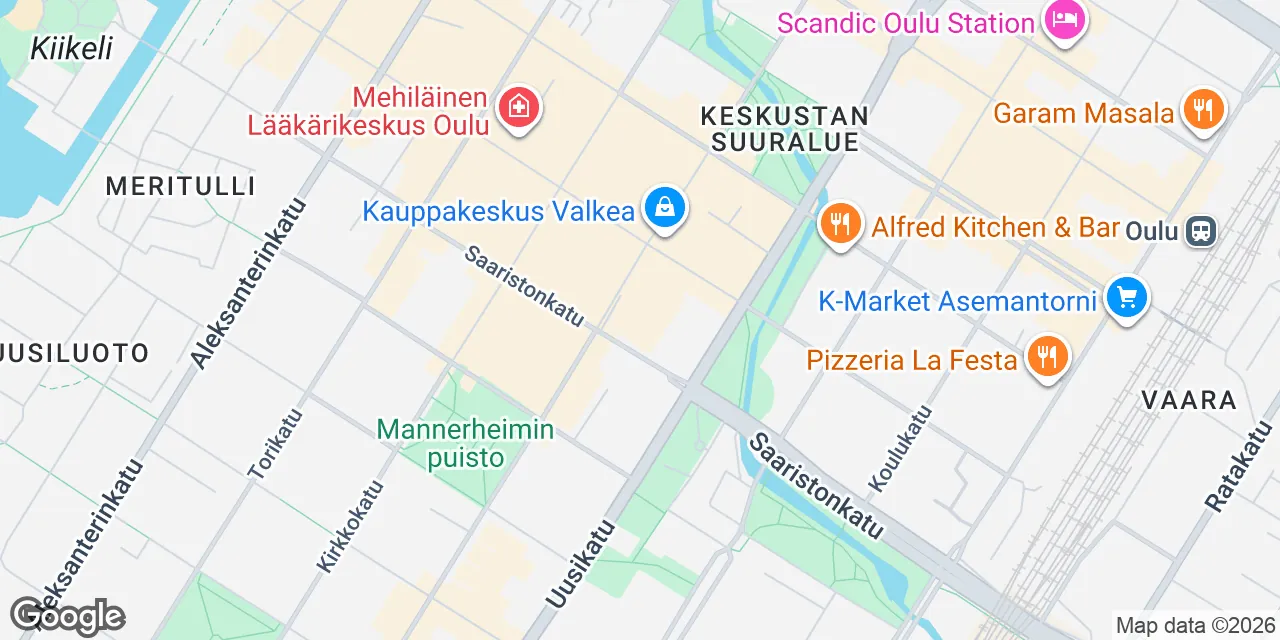 Isokatu 33, 90100 Oulu