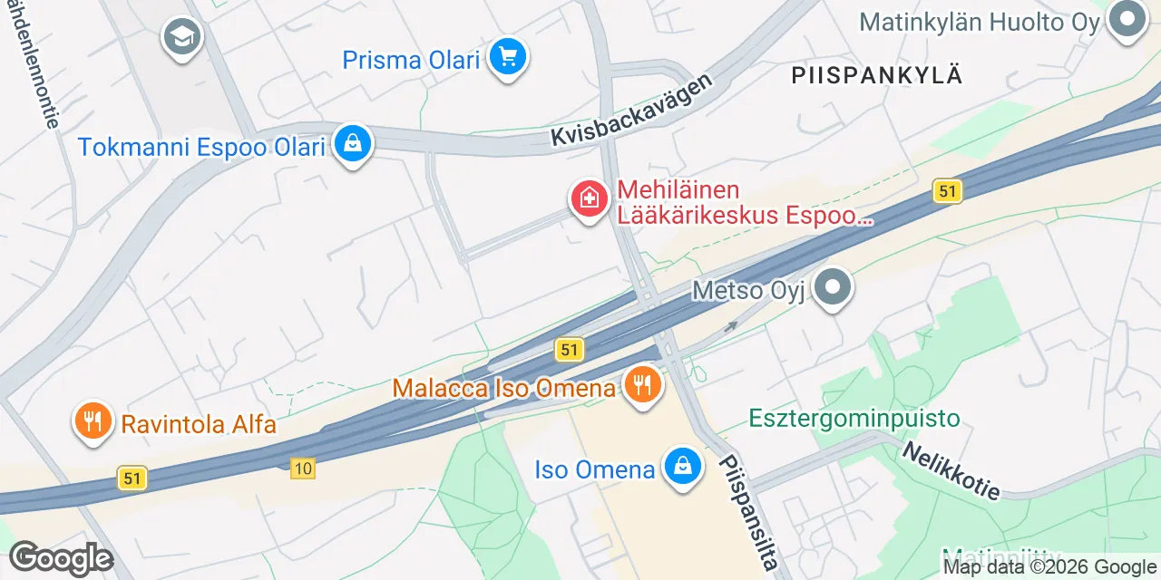 Piispanportti 12, 02200 Espoo