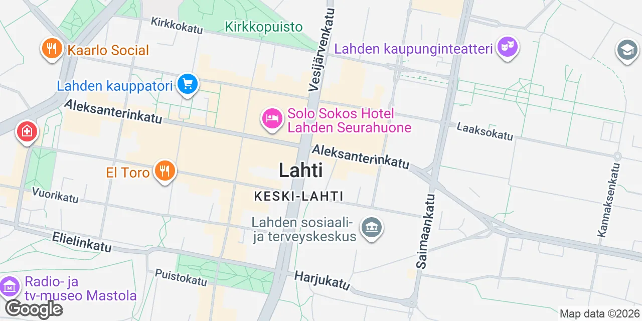 Aleksanterinkatu 25, 15140 Lahti
