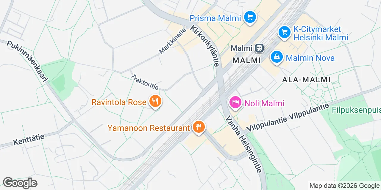 Malmin kauppatie 8, 00700 Helsinki