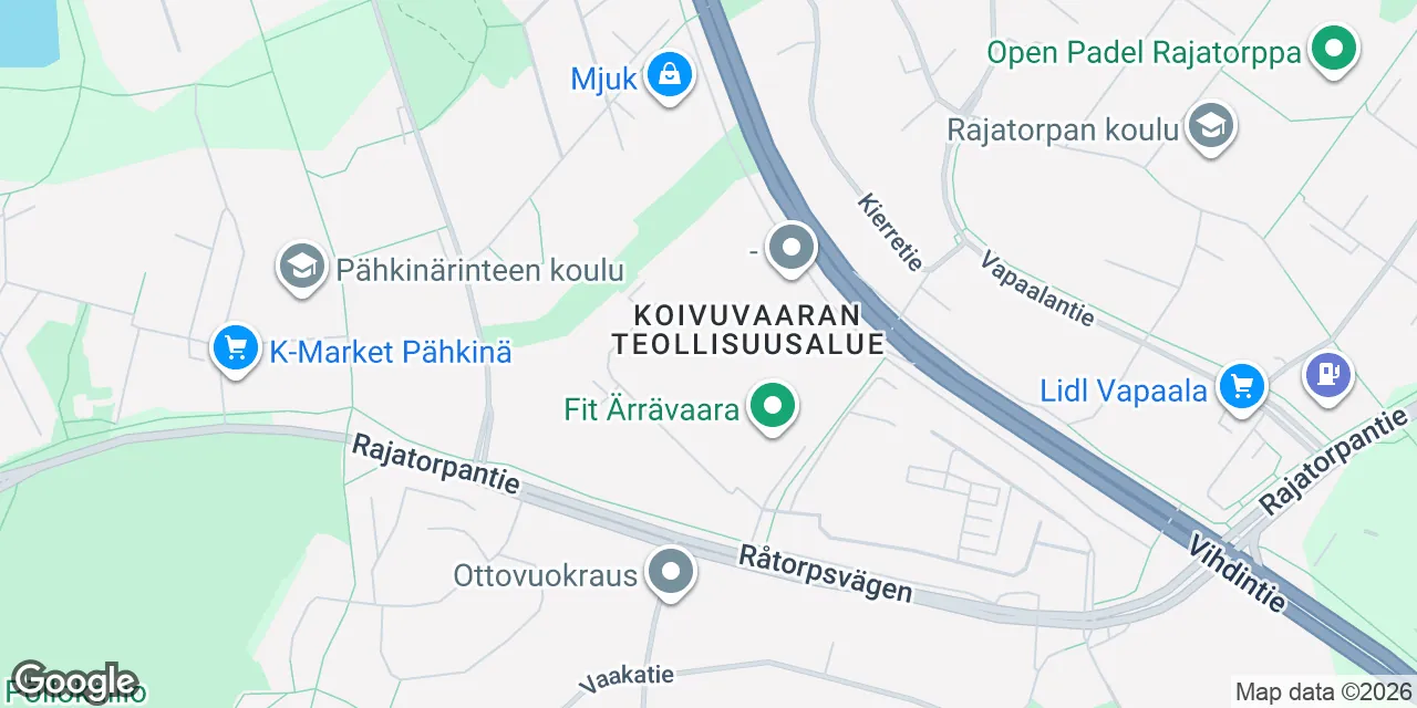 Koivuvaarankuja 2, 01640 Vantaa