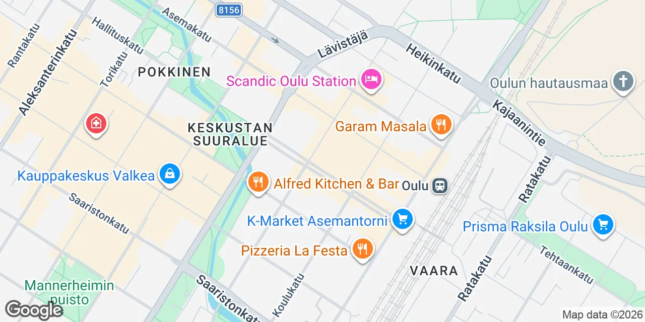 Hallituskatu 25, 90100 Oulu