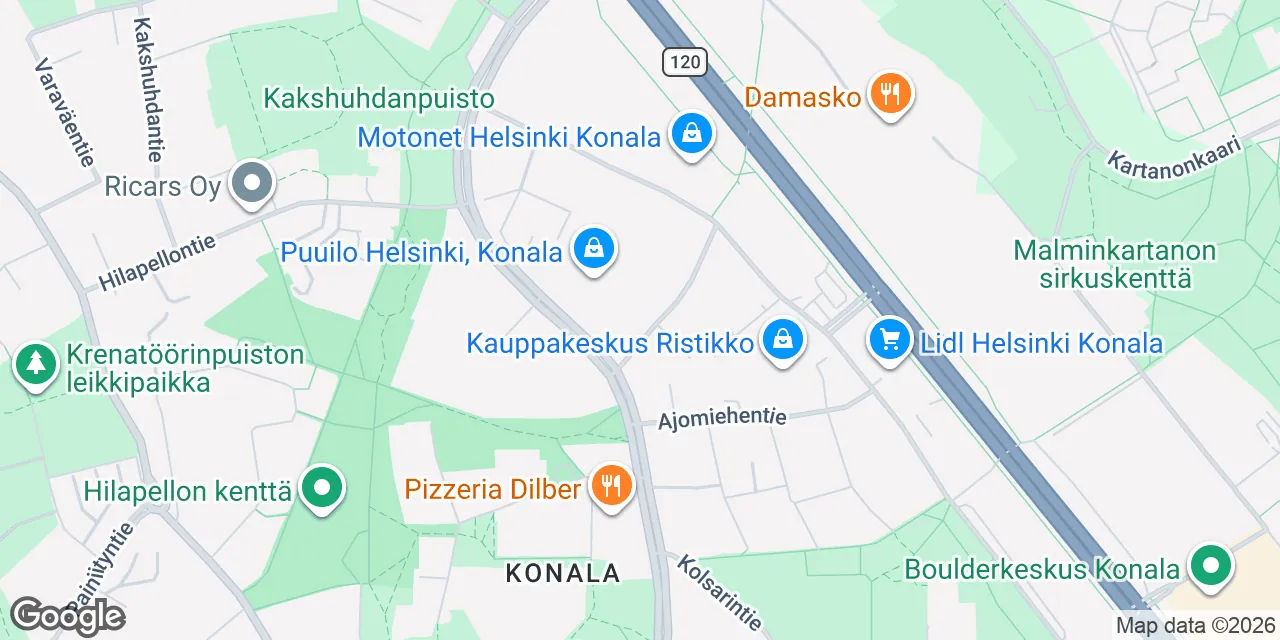 Konalantie 47, 00390 Helsinki
