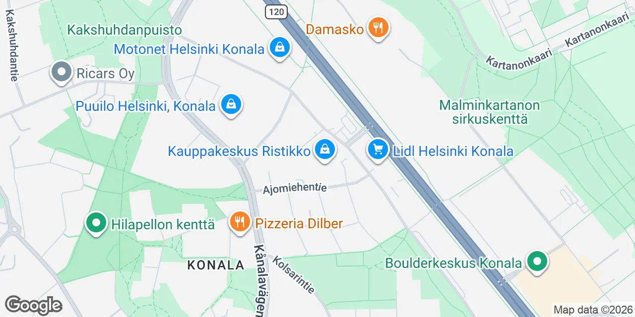Ajomiehentie 1, 00390 Helsinki
