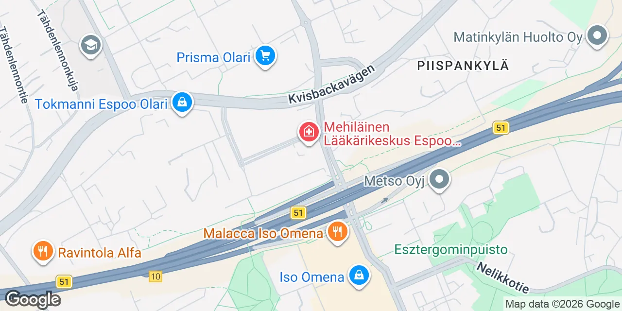 Piispanportti 10, 02200 Espoo