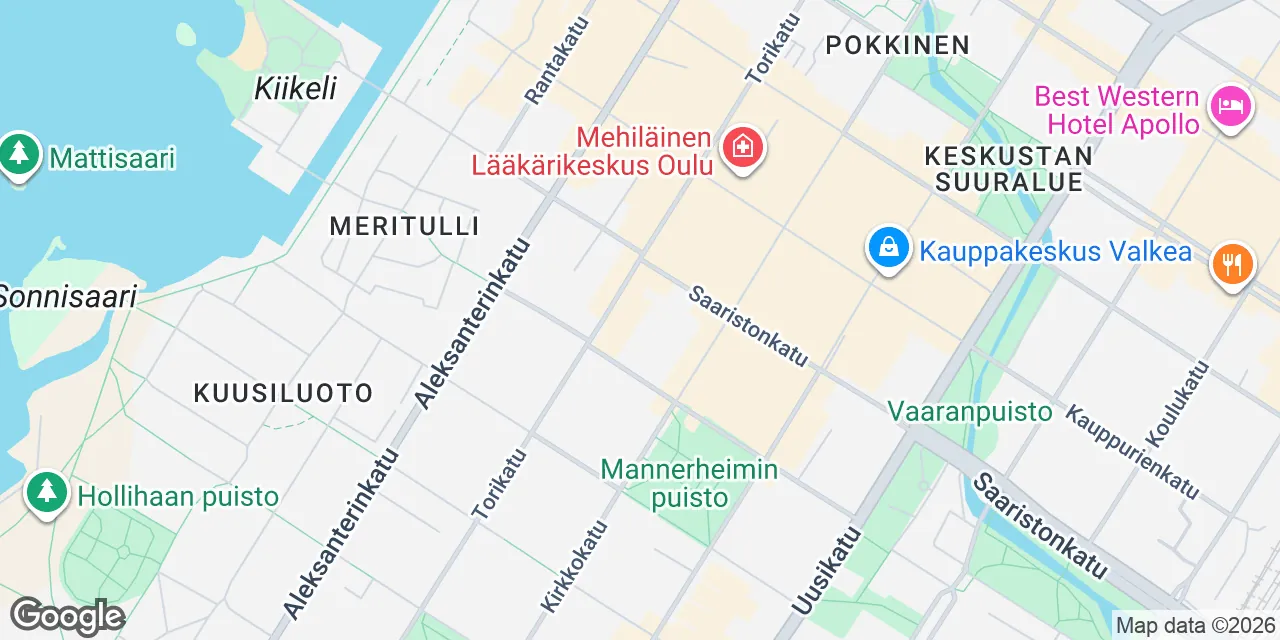 Torikatu 21, 90100 Oulu