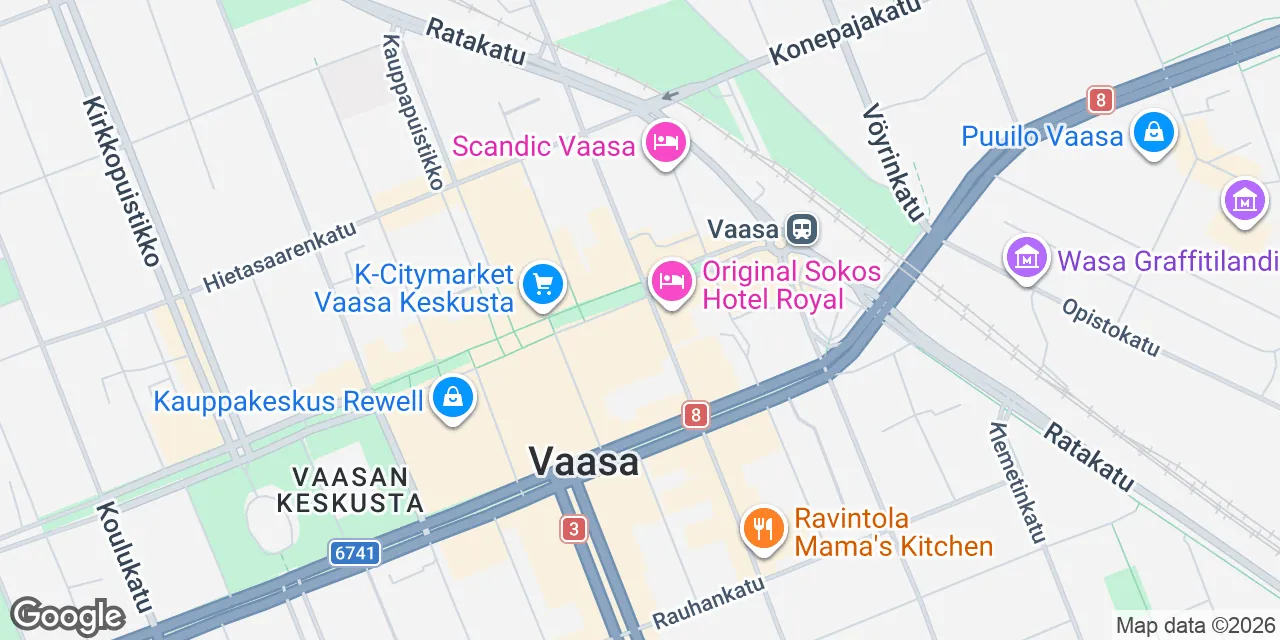 Hovioikeudenpuistikko 16, 65100 Vaasa