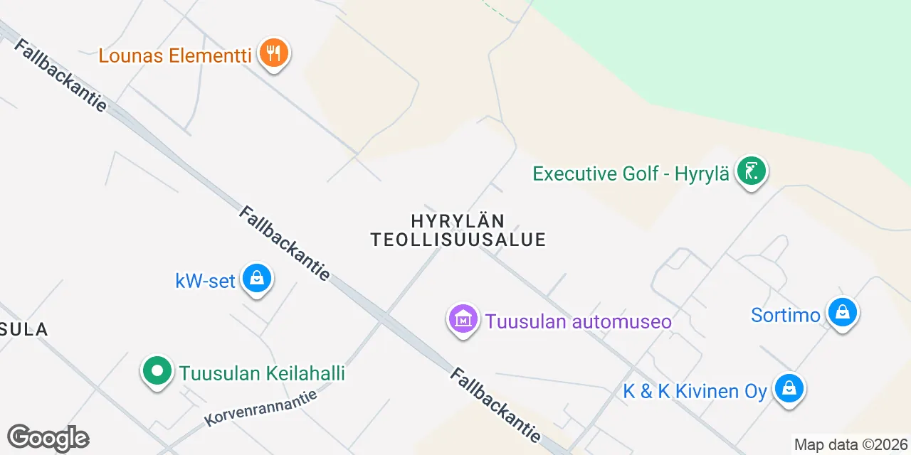 Huoltotie 4, 04300 Tuusula