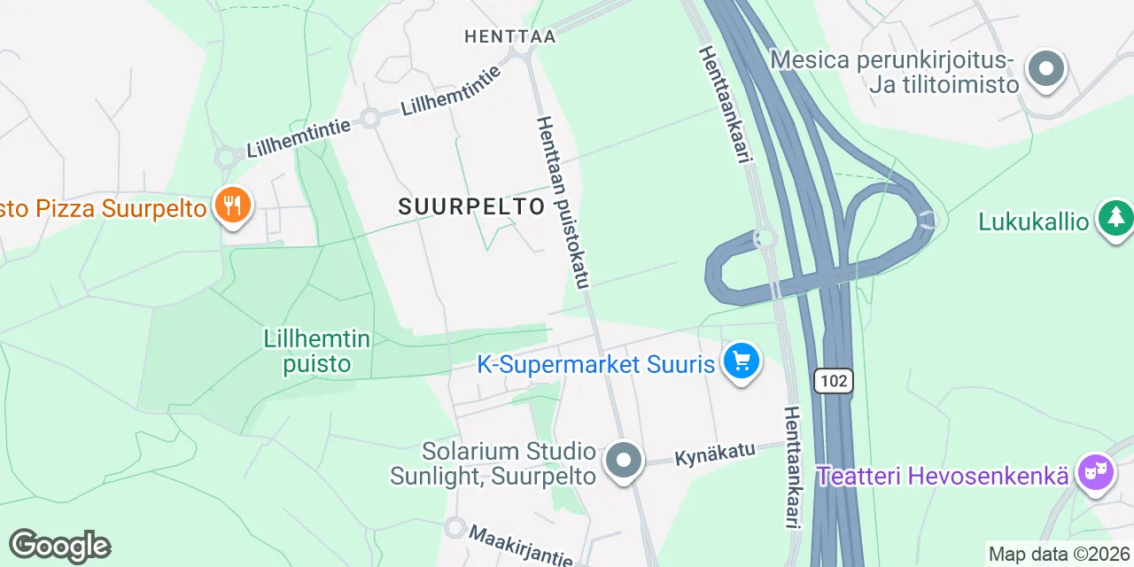 Henttaan puistokatu 4, 02250 Espoo