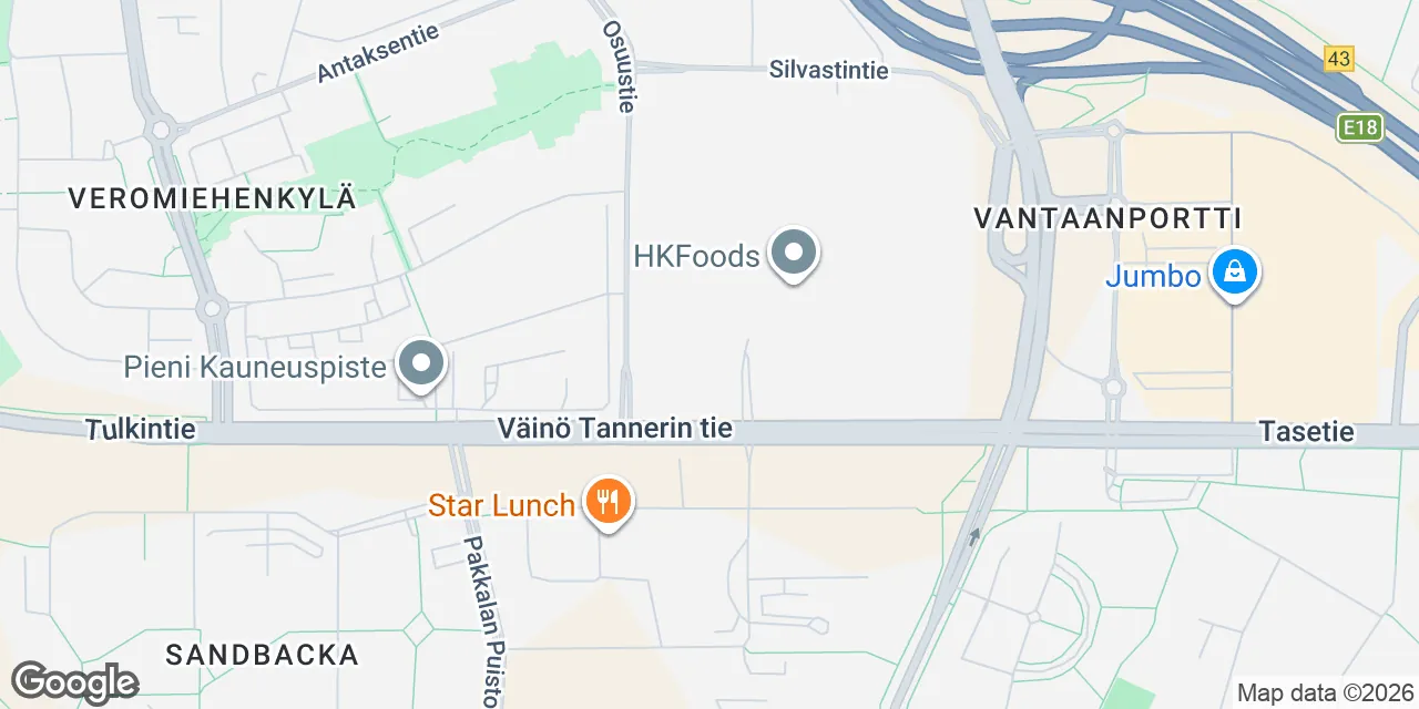 Väinö Tannerin tie 3, 01510 Vantaa