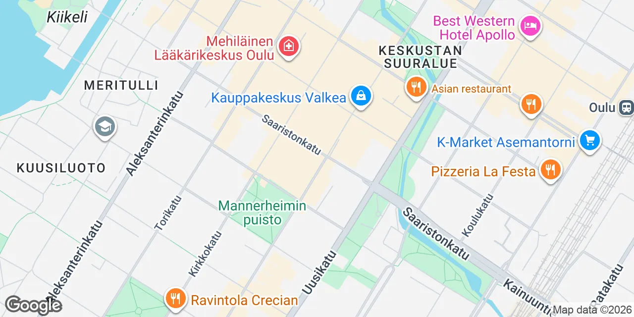 Isokatu 32, 90100 Oulu