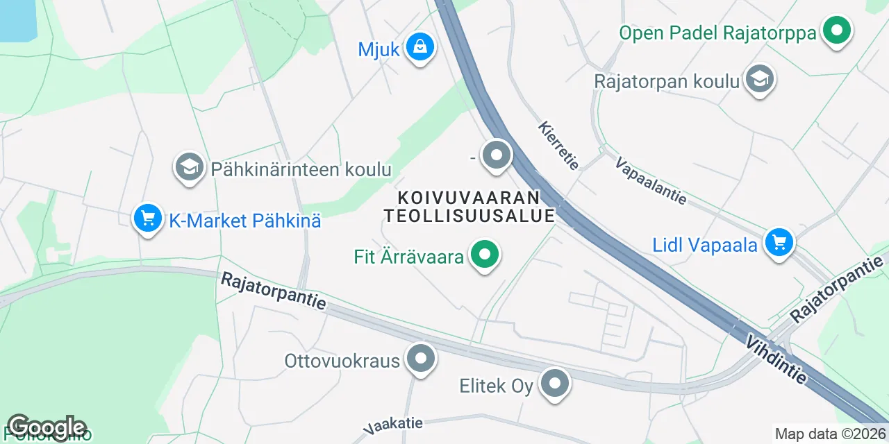 Koivuvaarankuja 2, 01640 Vantaa
