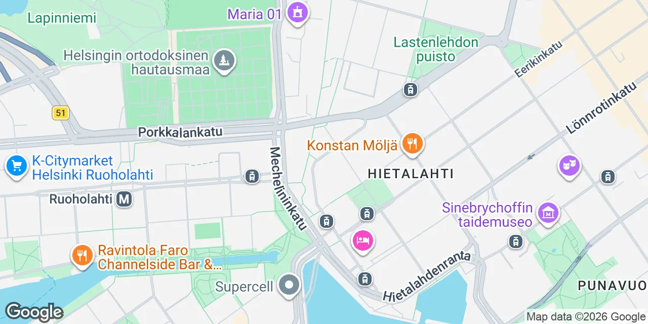 Köydenpunojankatu 8, 00180 Helsinki