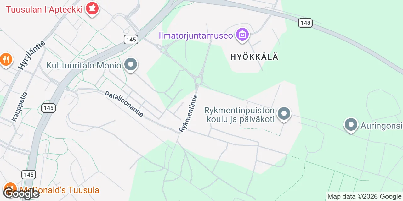 Rykmentintie 8, 04300 Tuusula