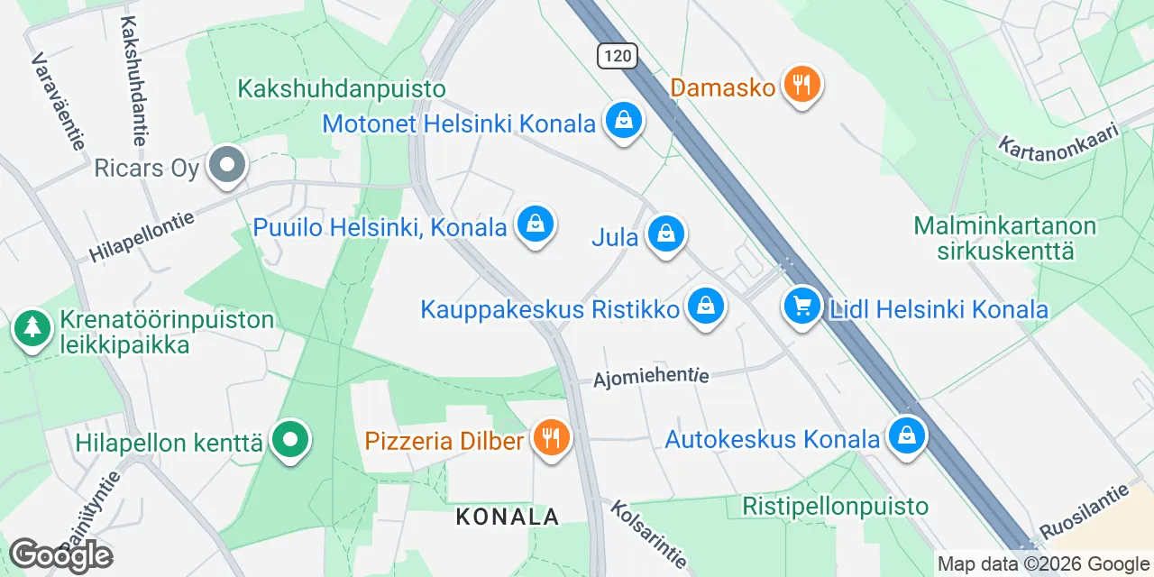 Konalantie 47, 00390 Helsinki
