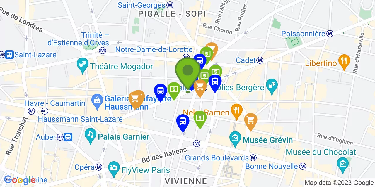 36 rue La fayette, 75009 Paris 9