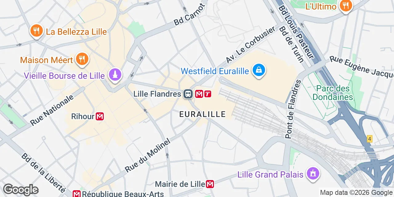 1 Place de la Gare,(Accès depuis le hall principal), 59000 Lille