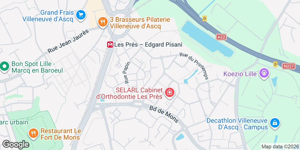 NEO 2 - Building A,12 rue Denis Papin, 59650 Lille